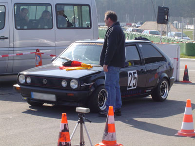 Sven Hoßfeld am Start in der G4